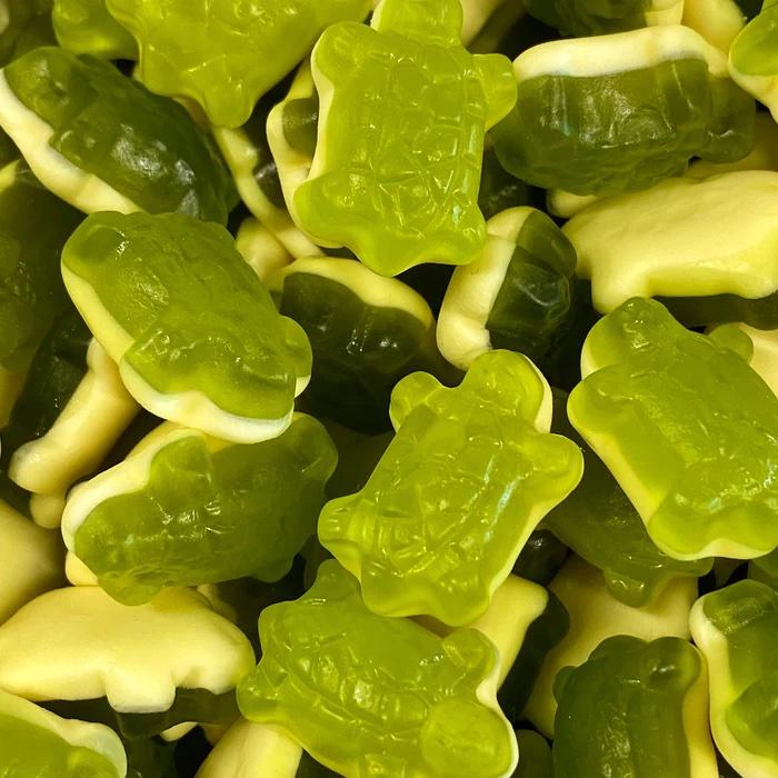 Green Sweets Mix - 600g Pouch up - Fizzy, Sour, and Marshmallow Delights - Snack, Candy - Jelly, Bonbon 4
