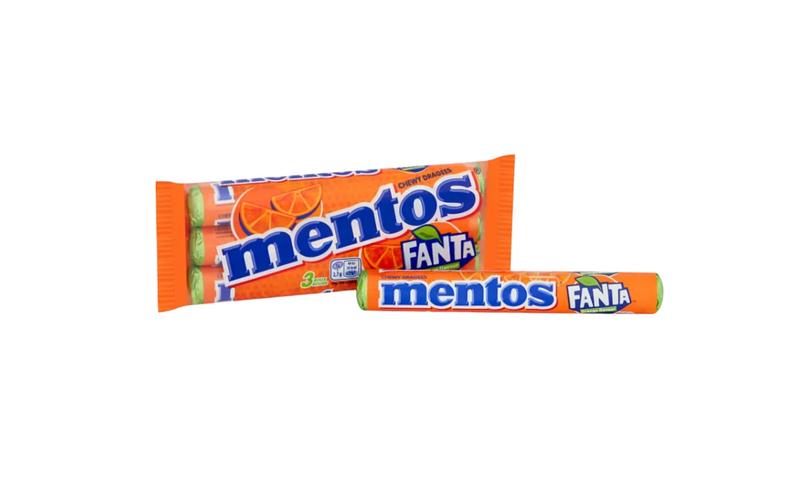 Product Introduction of Mentos Fanta Orange Triple Pack Candy Sweet Snack - Best Before 05/2026 - Bonbon 11