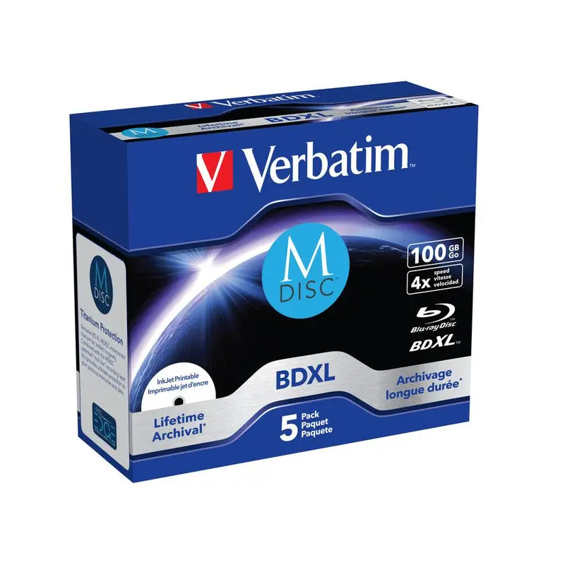 Verbatim 43834 blank Blu-Ray disc BDXL 100 GB 5 pc(s) 1