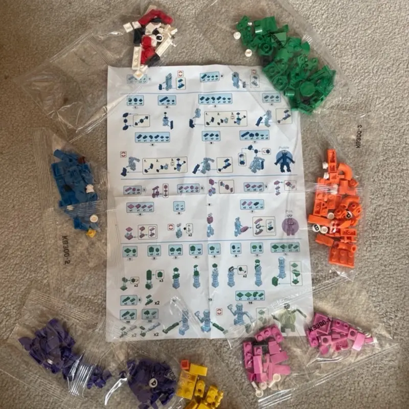 Rainbow Friends Building Block Sets - All 7 Roblox Characters 2