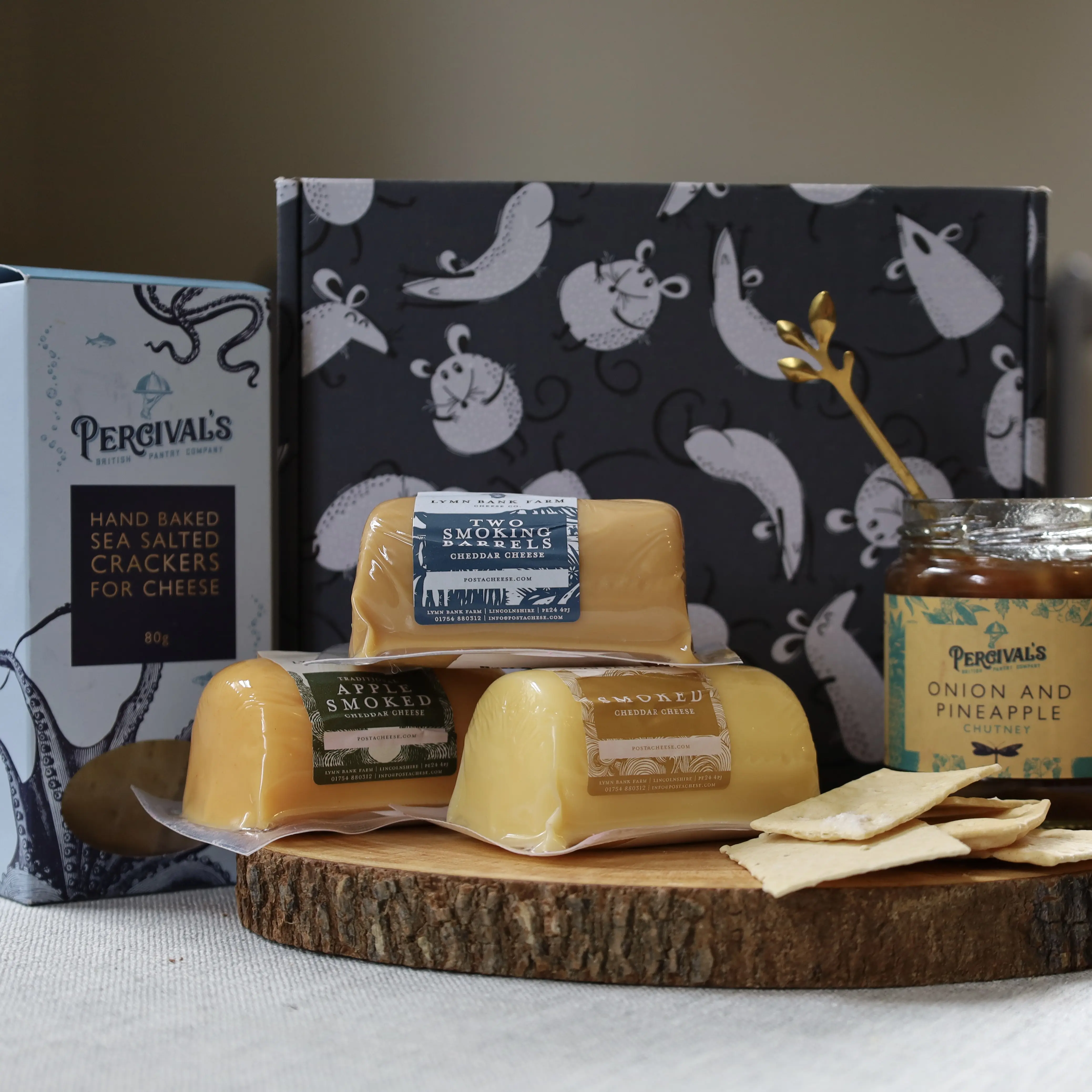 Smoked Cheddar Cheese Gift Box Dairy