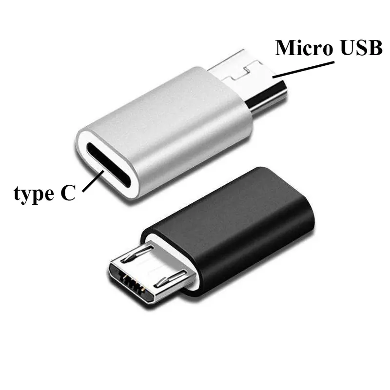 Micro USB Male To Type C Female Charger Converter Fast Charging Mini Size Adapter For All Micro USB Smartphones Tablets 4