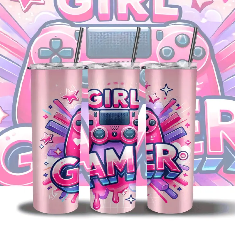 MBCUK Gamer 20oz Insulated Tumblers - Perfect for Gaming Enthusiasts - Bottles, Drinkware 4