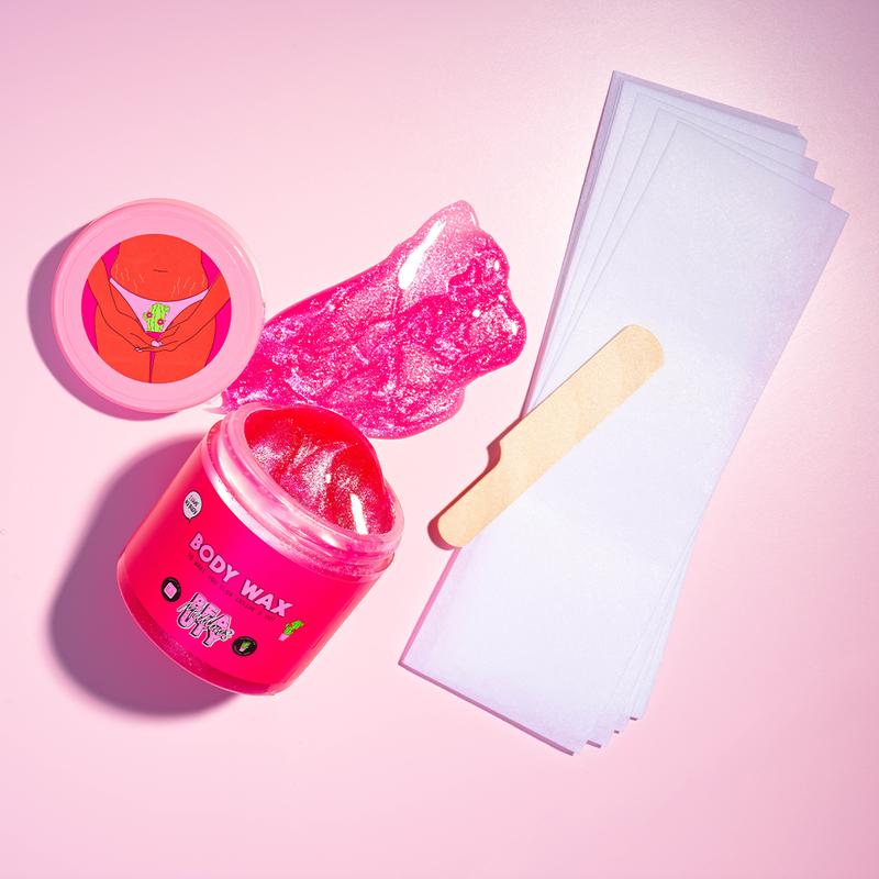 Face and Body Wax Bundle - Mallows Beauty at Home Hair Removal Silky Aloe 2