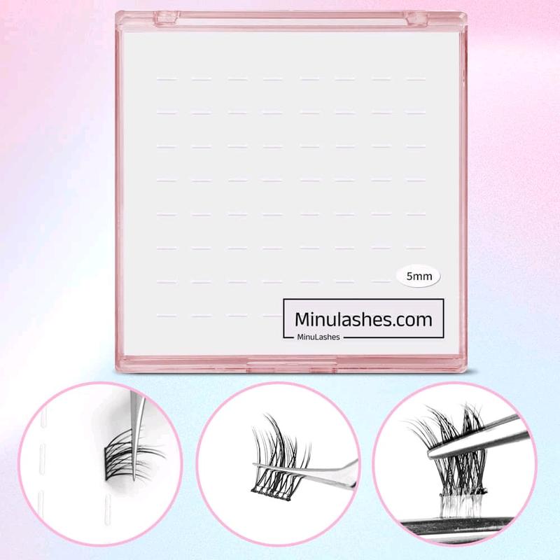 Eyelashes - Pre-cut Lash Adhesive Strips for Salon Quality Lashes - Makeup Cosmetic 0