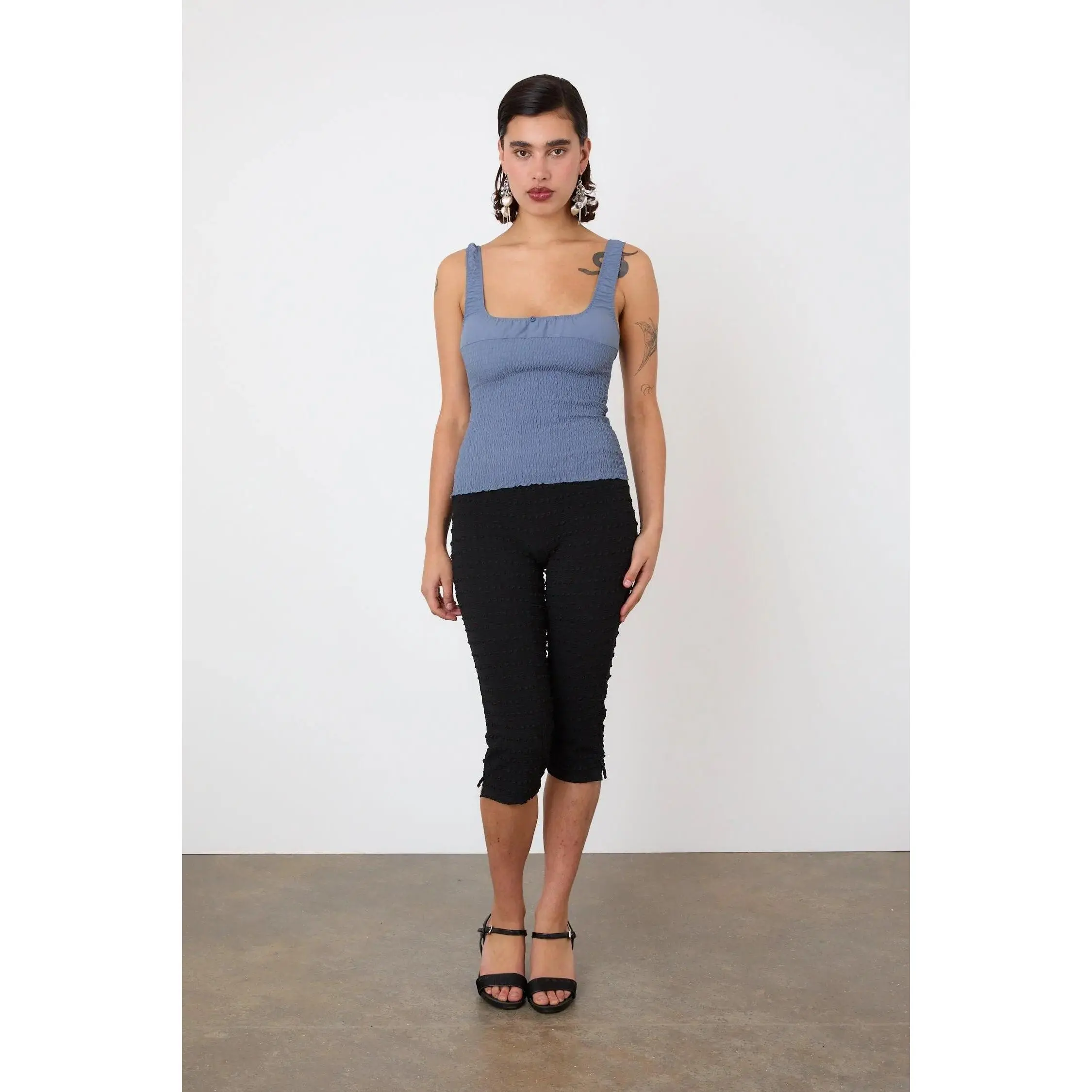 The Deba Cami, Denim Blue