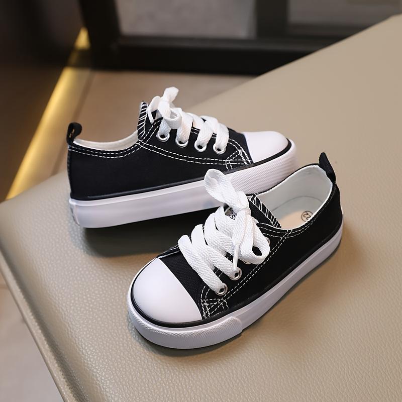 Girls Canvas Sneakers - Ultra-Lightweight & Super Comfortable - Anti-Slip Walking Shoes for Spring & Summer Adventures - Ideal for Outdoor Play 5