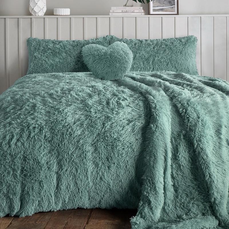 Cuddles Teddy Fleece Duvet Set - 100% Polyester warm 2