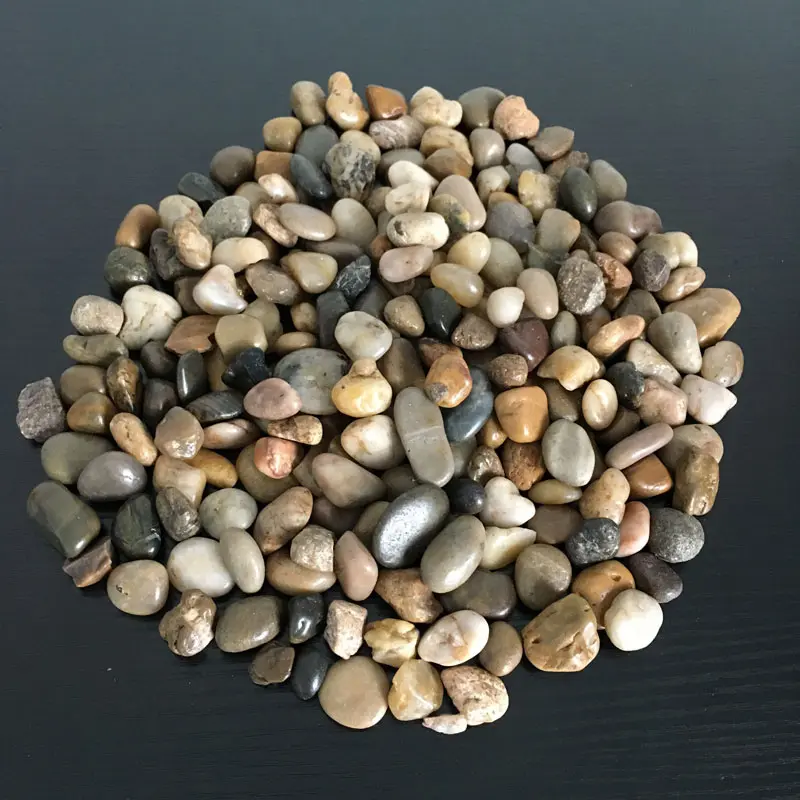 Natural Assorted Small River Pebbles Stones Rocks Mixed Colour Water Plant Decor Assorted Natural Browns Decorative Stones Pebbles Table Decoration Vase Garden Craft River Rocks Polished Smooth