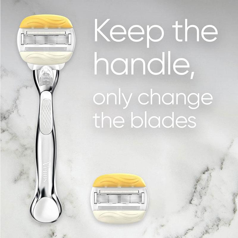 Gillette Venus ComfortGlide Coconut With Olay Women’s Razor And 3 Razor Blade Refills Set 1