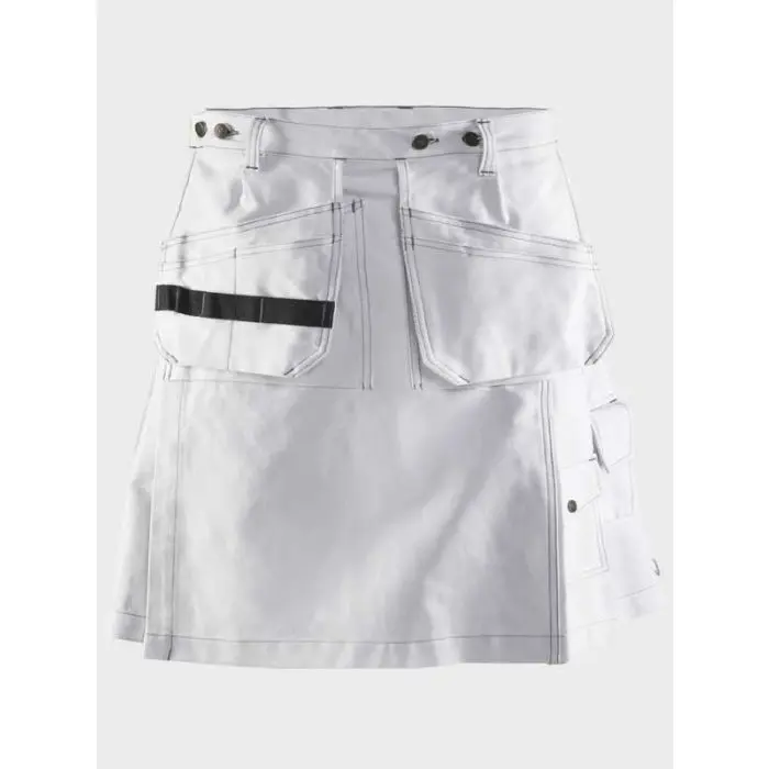Carhartt Cargo White Plain Cotton Scottish Traditional Utility Kilt For Sale 4