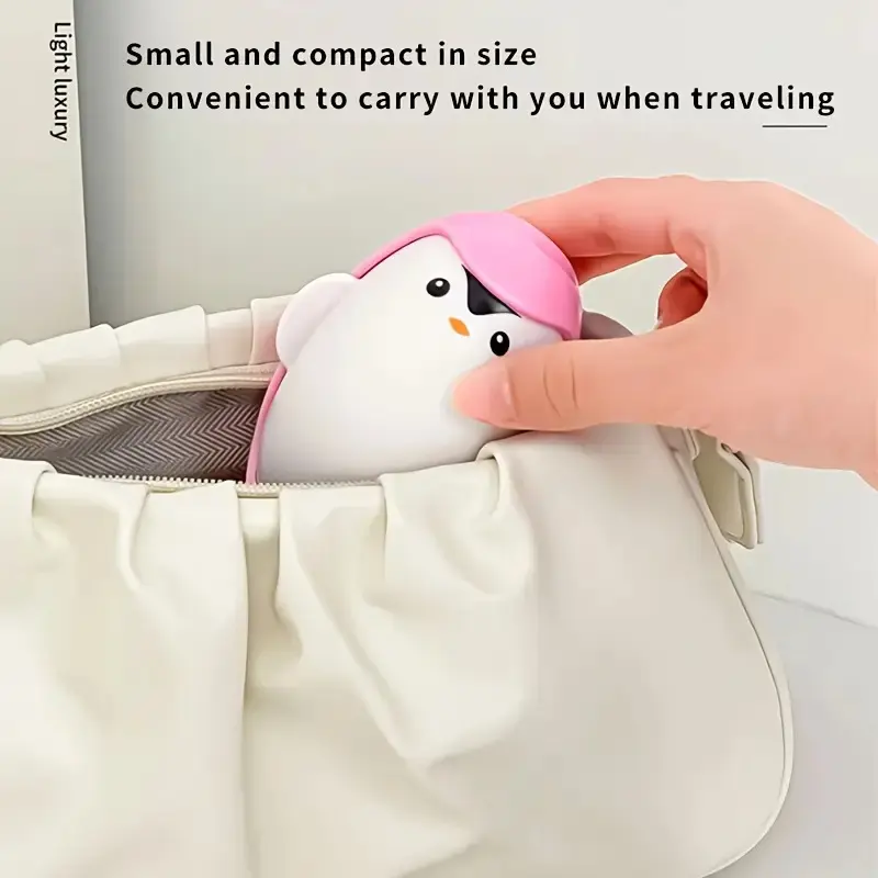 Reusable Lint Roller for Pet Hair – Washable & Super Sticky – Portable, Travel-Friendly – Removes Plush Hair Easily (Pink 2