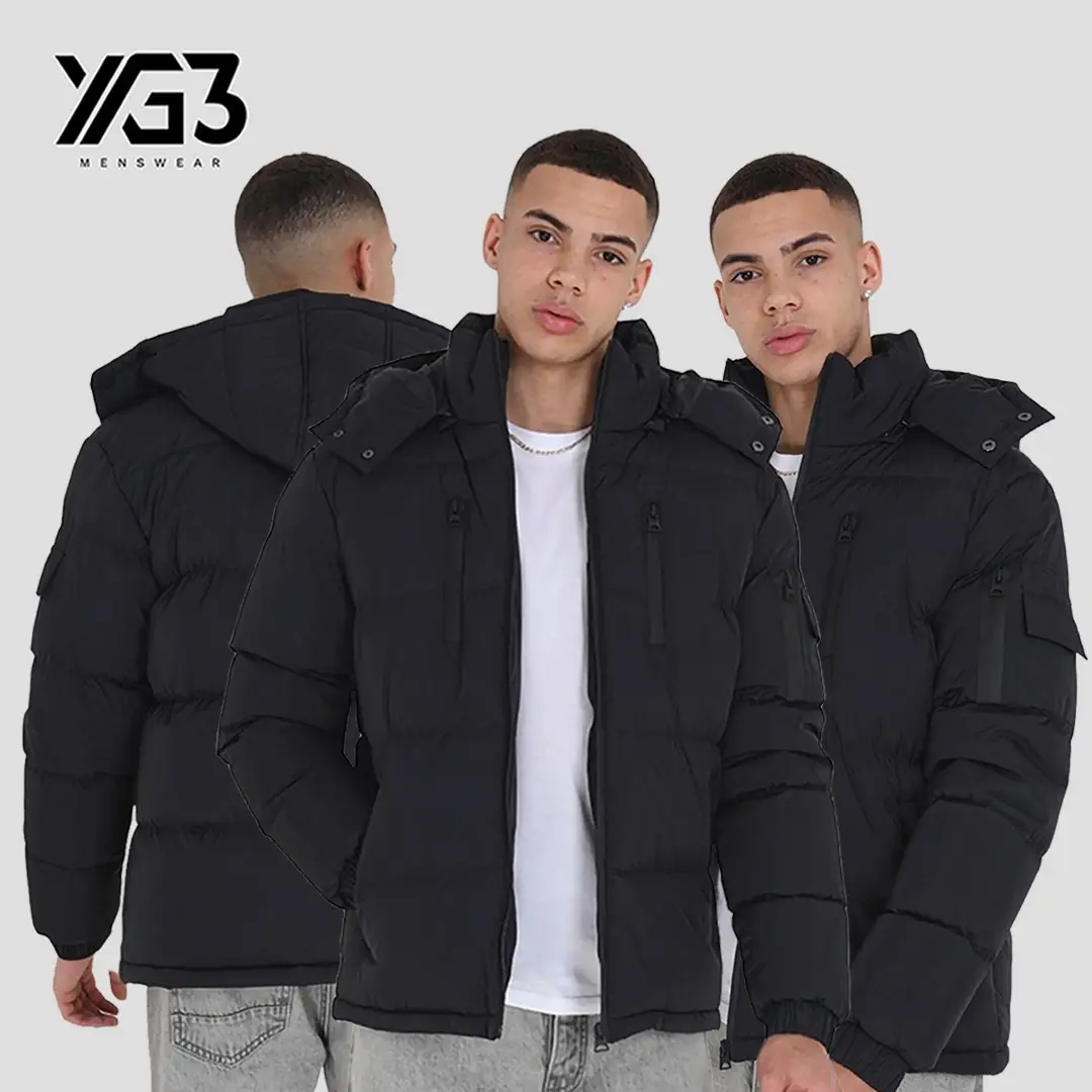 Brave soul ldn Mens padded jacket brockhallcri (black)
