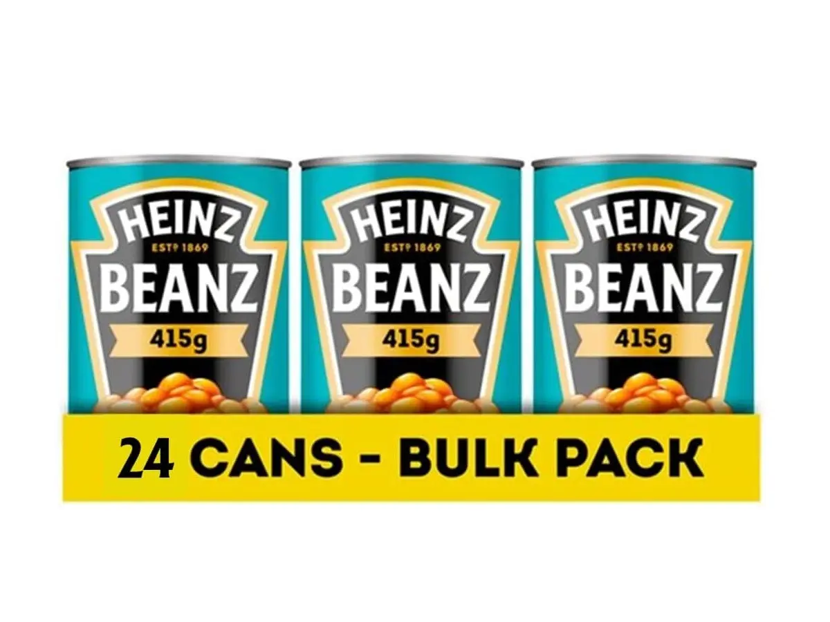 Heinz Baked Beans Massive Saving Delicious High in Protein & Fibre Vegan Vegetarian - 24 x 415g Bulk Buy