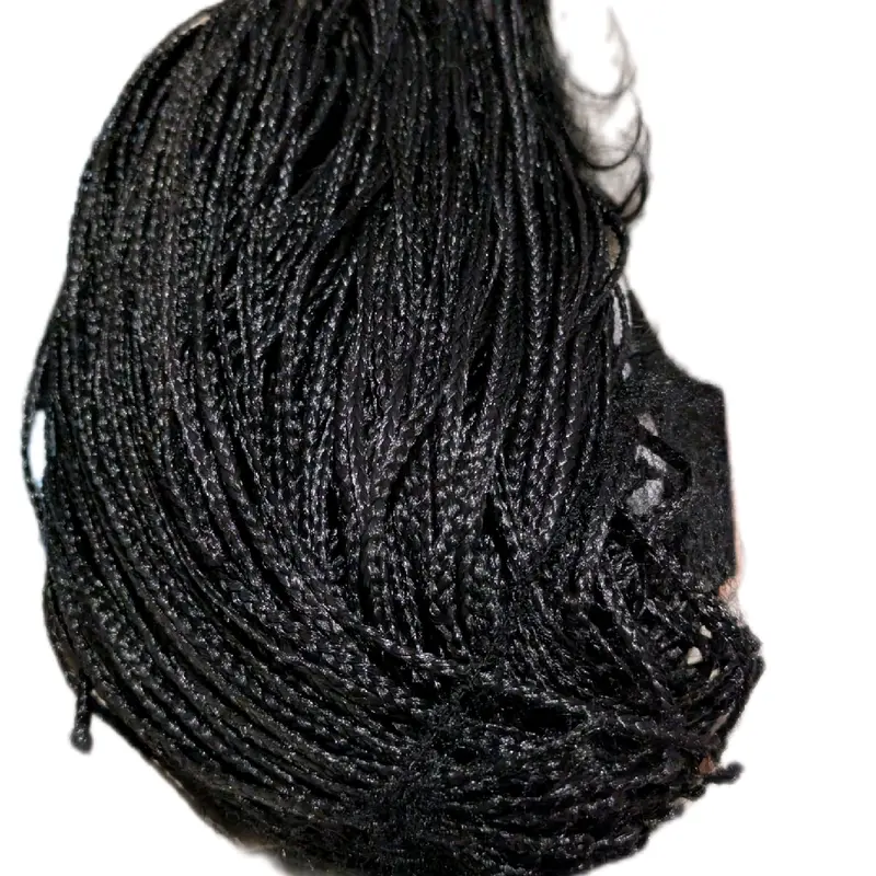 Braided Bob Chrochet Lace Wig - Synthetic Lace Front Wig 3