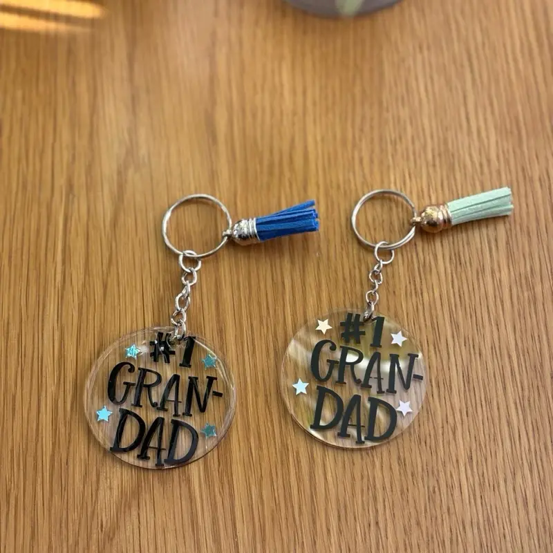 Number 1 grandad keyring 1