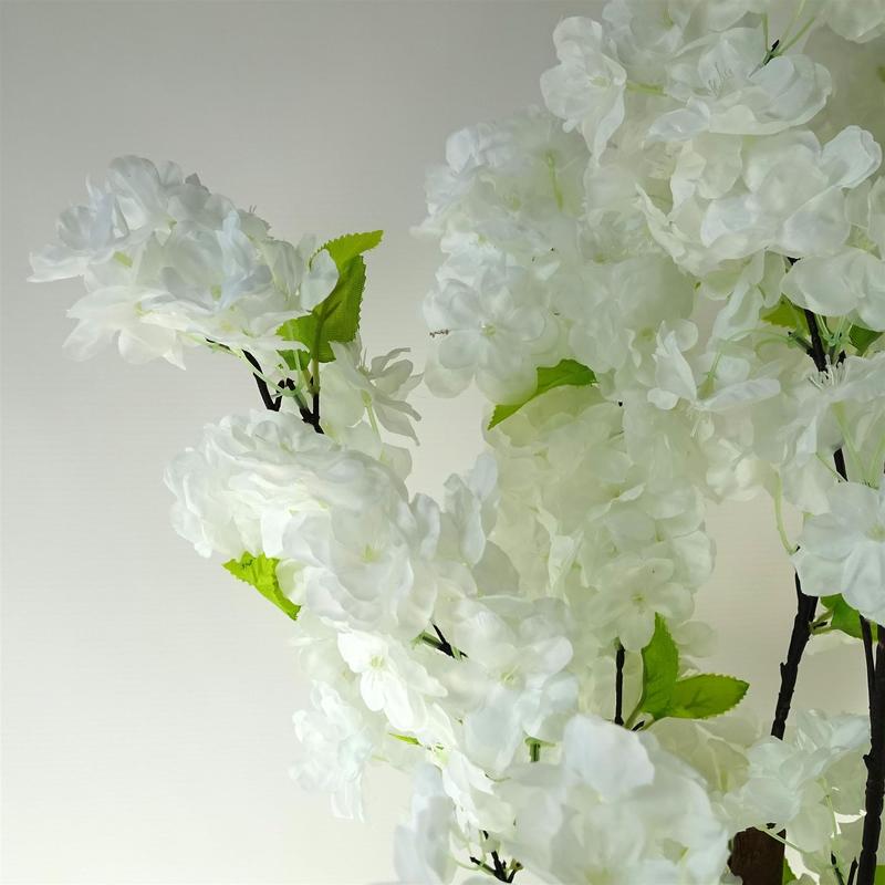 150cm Artificial White Blossom Tree 2