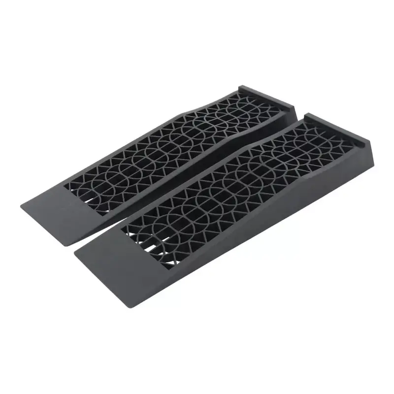 "2X Heavy-Duty Low-Profile Plastic Car Ramps – Ideal for Low Sport Cars (1 Pair)" 5