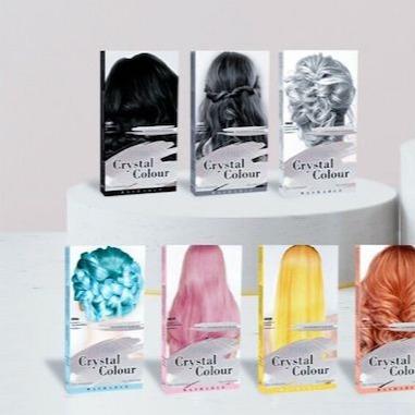 FYNE crystal colors semi-permanant hair dye Haircare no amonia no peroxide 2*50 ml neon yellow 3