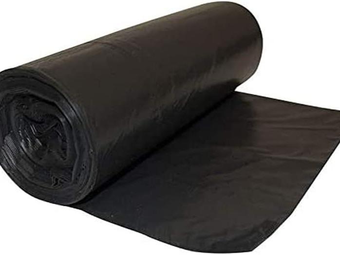 200 Medium Duty Black Refuse Sacks Rubbish Bags Bin Liners Large Household Pack 4