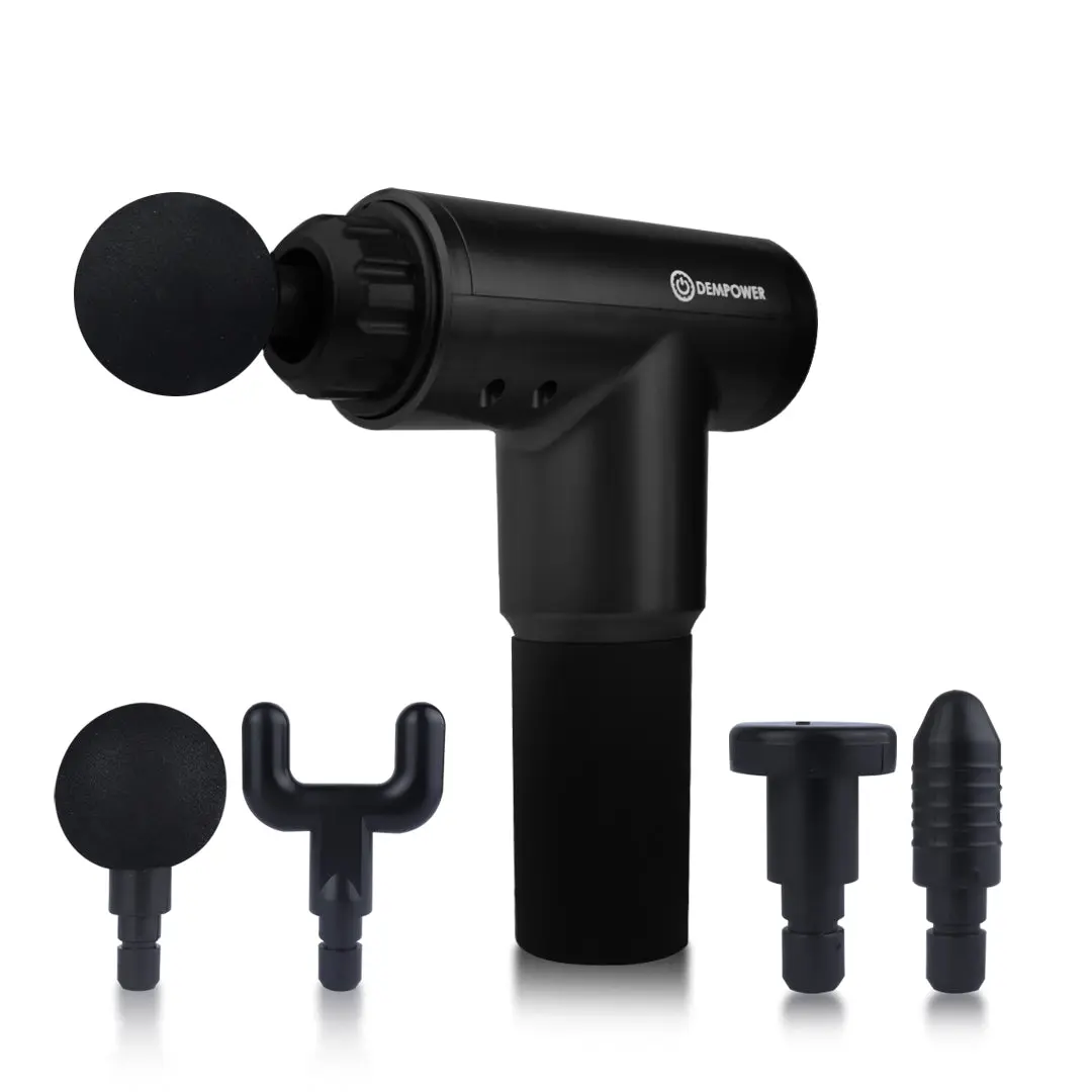 Electronic Massager Gun Device with Handle (Black) Comfort