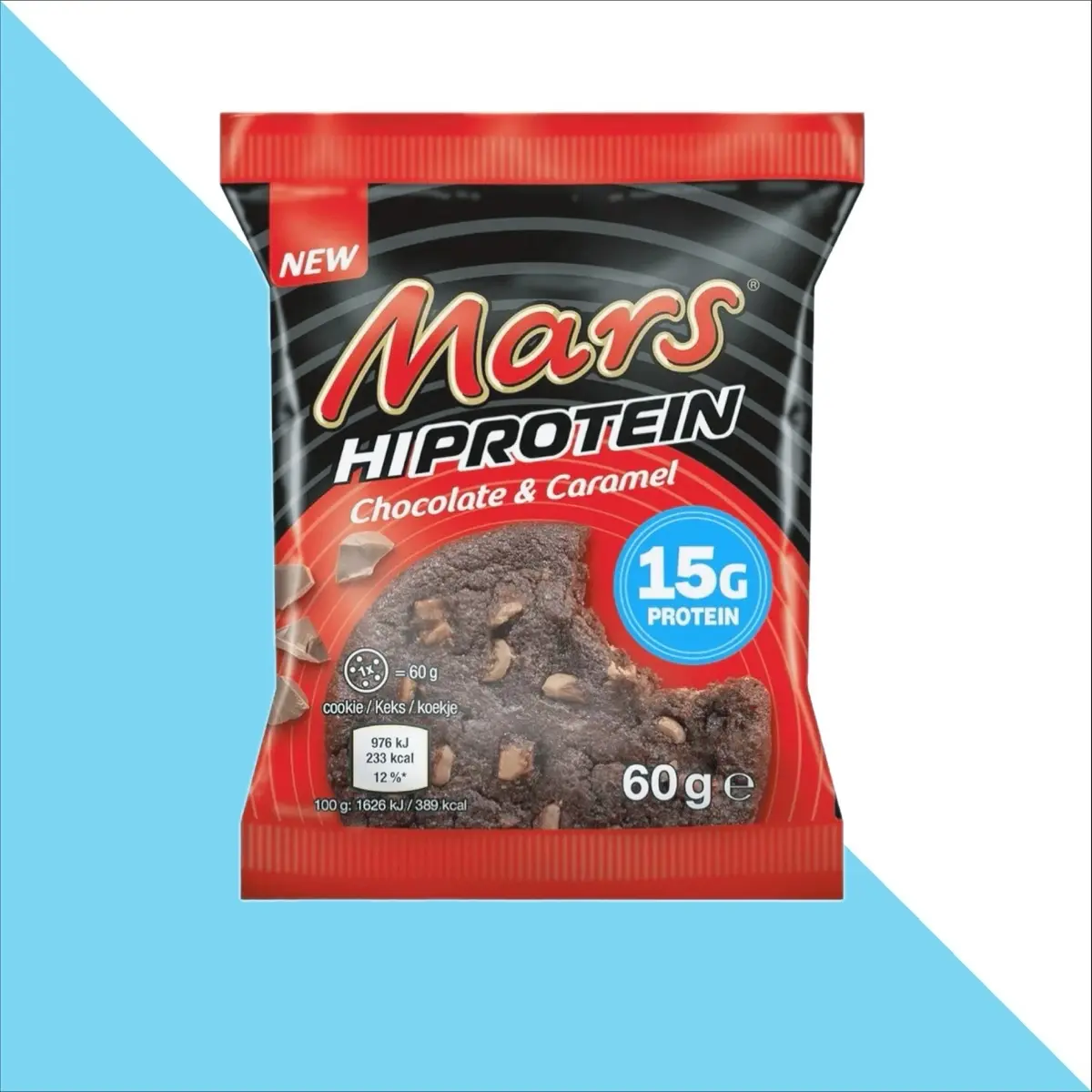 Mars Hi-Protein Cookie - Chocolate & Caramel - 15g Protein - Snack