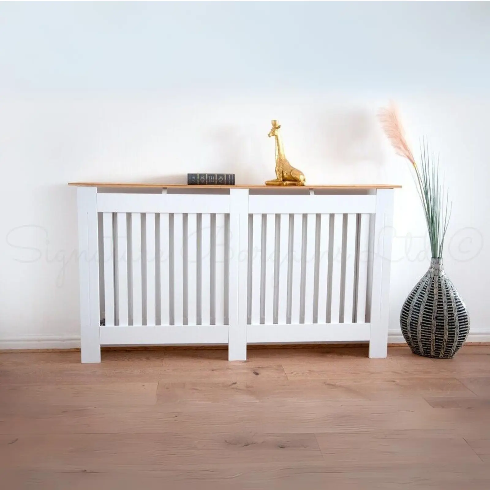 Arlington Radiator Cover Modern Traditional Grill White Grey Cabinet Furniture