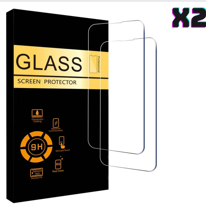 HD Tempered Glass Cellphones Screen Protector Kit, Anti-Scratch Shockproof Smartphone Screen  Protective Film, Phone Protection Accessories for iPhone 11 12 13 14 15 Pro Max iPhone 15 14 Plus Devices, Decalsc 0