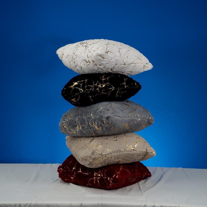Luxury Marble Pattern Cushion with Soft Filling - Perfect for Your Home Decor 1