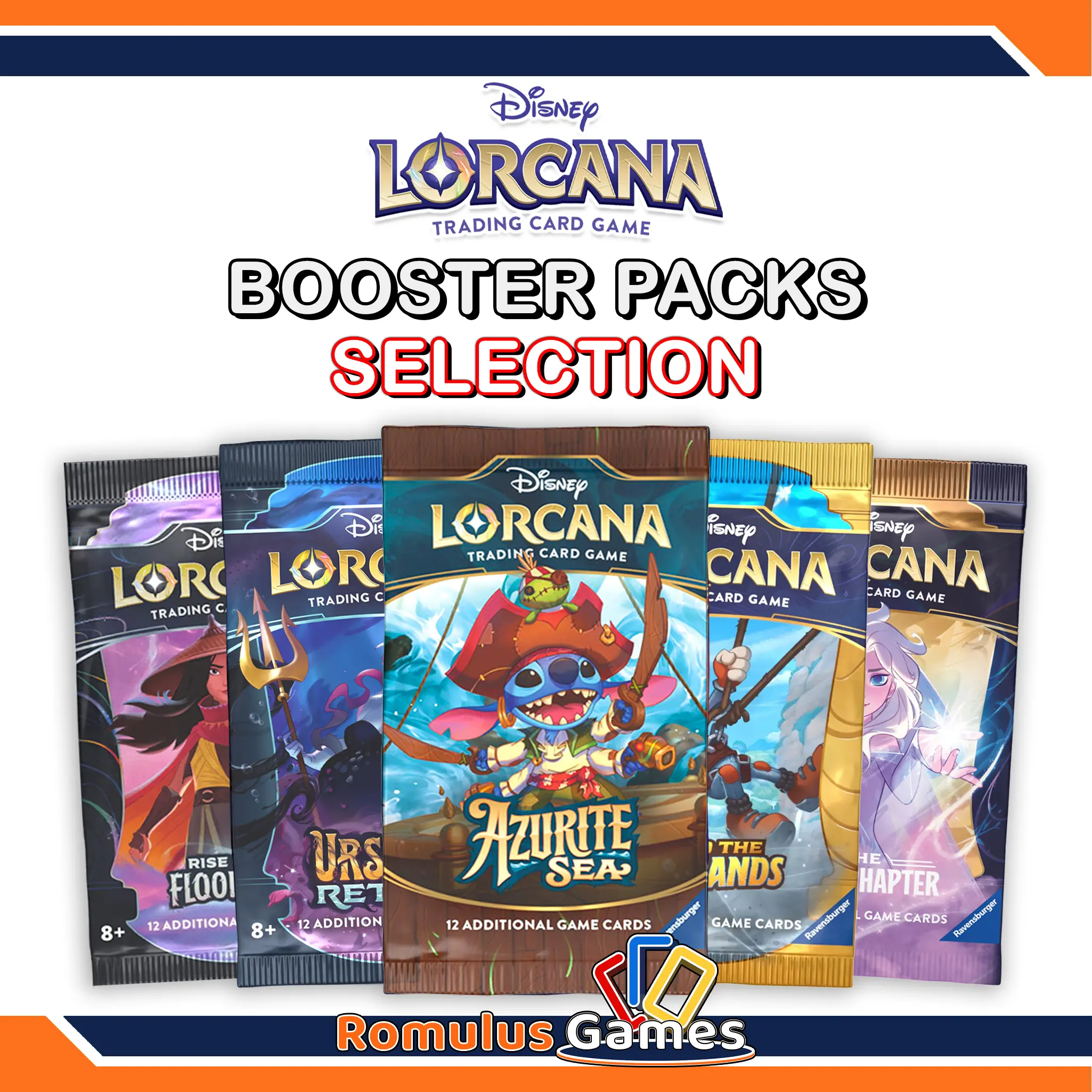 Disney Lorcana TCG: Booster Packs **MEGA SELECTION** 1 PACK - Trading Cards