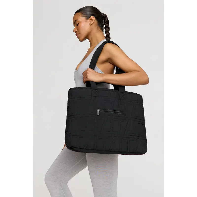 Essential Padded Tote Bag - Black 4