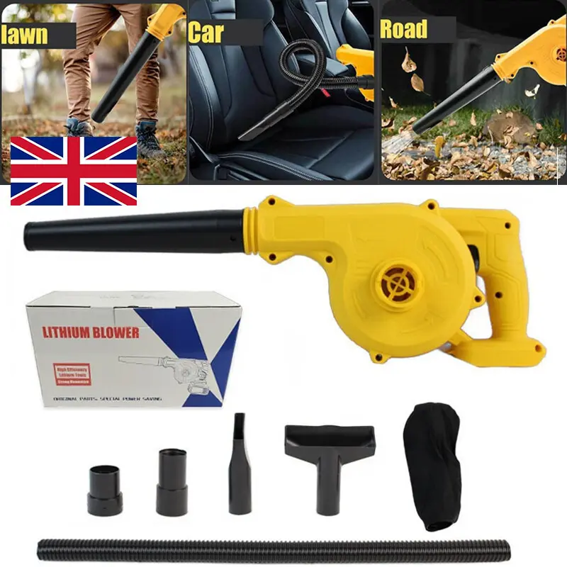 Cordless Leaf Blower for Dewalt 20V Battery 2 in 1 Electric Leaf Blower Vacuum F Garden leaves blowing 1