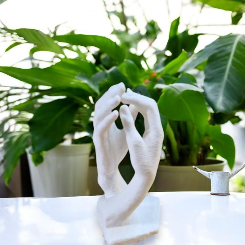 Eternal Touch Sculpture 3D Printed Male Female Hands Elegant Modern Art UK Made Home Décor Artistic Decor Artwork Ornaments Room 2
