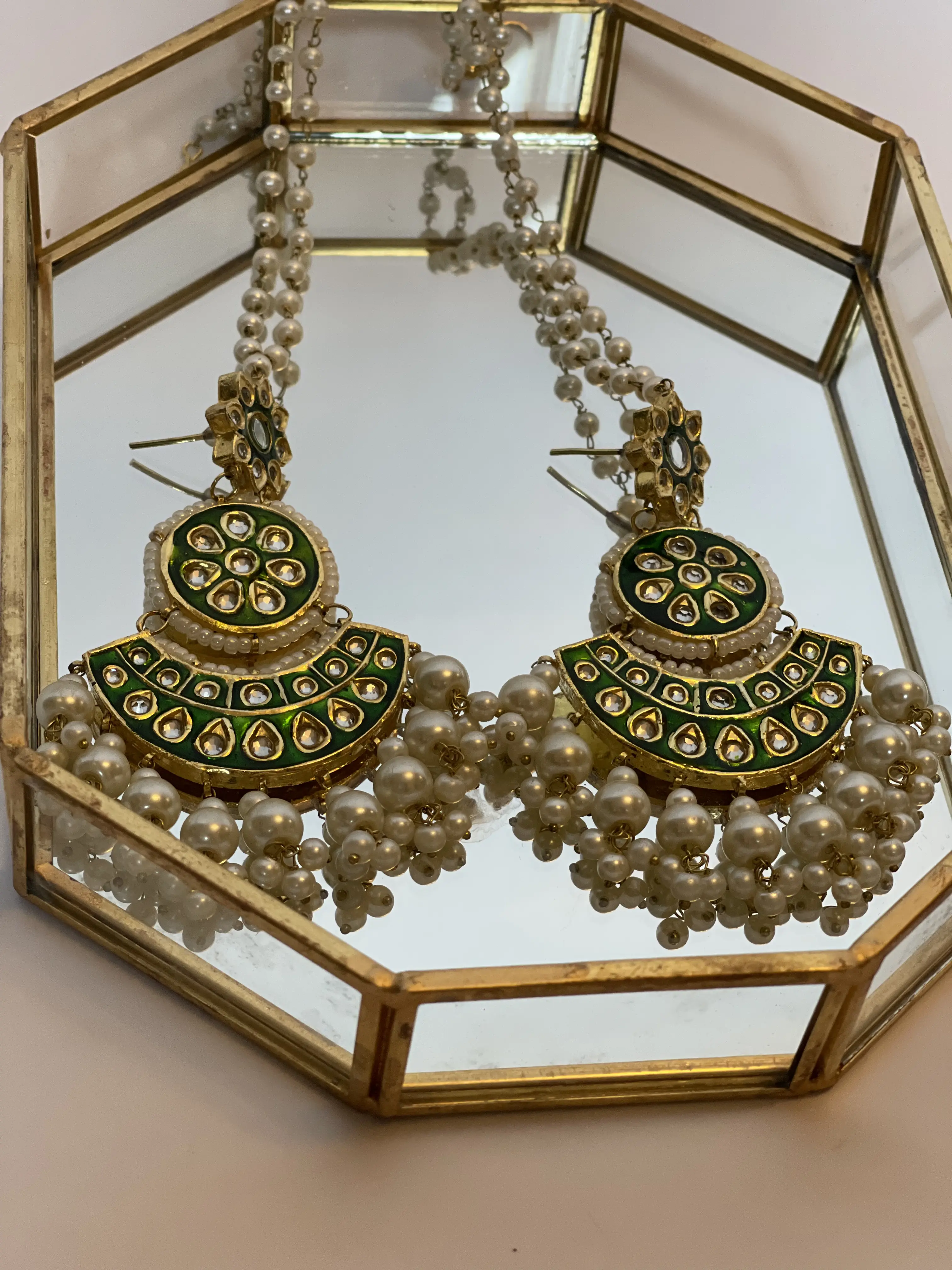 Adaab Drop Earrings - Pakistani Jewellery