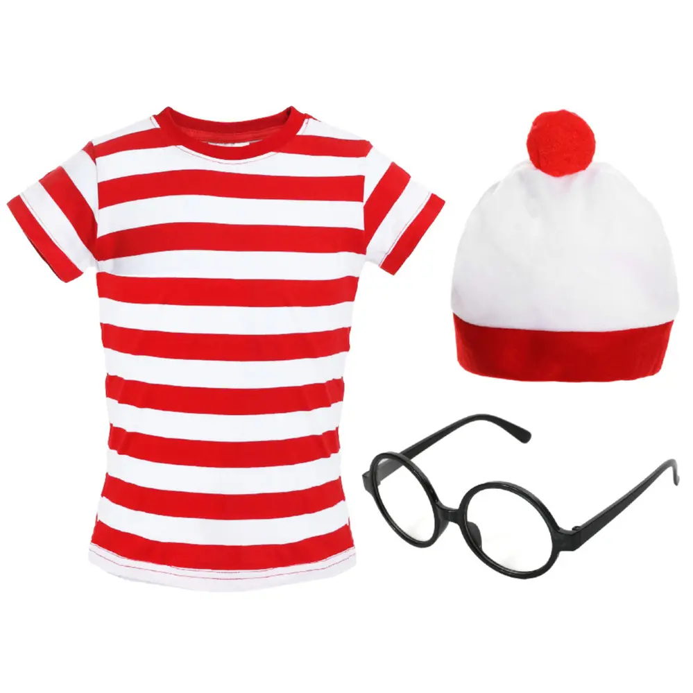 Adults Where's Wally Costume - World Book Day Costume Classic Fancy