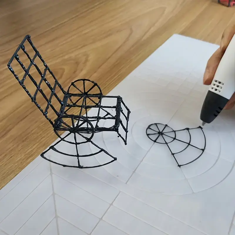 3D printing silicone stencil mat+ Help beginners to better use 3D printing pen drawing. Copy. 3