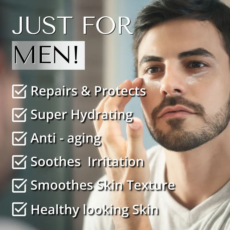Men's Moisturiser Set with 3 Face Serums 3