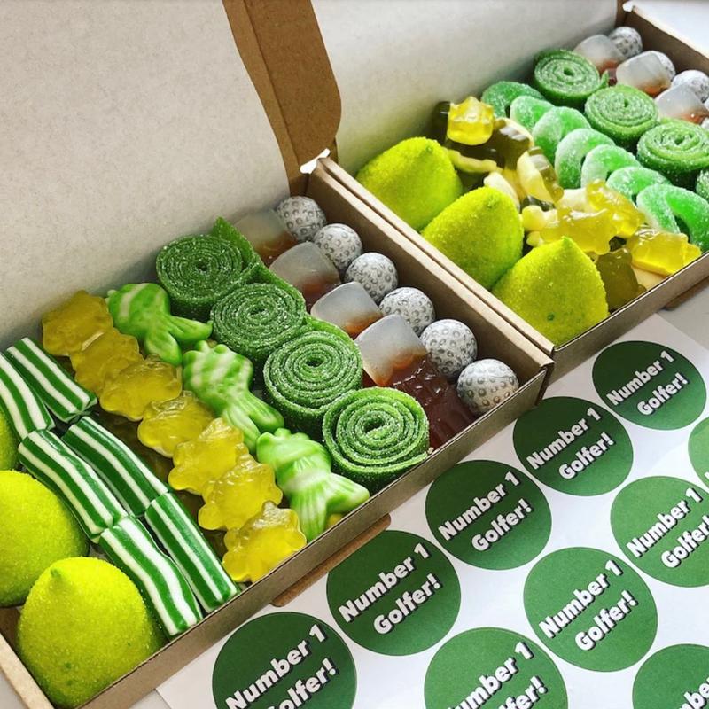 Golf and beers inspired sweet box 0