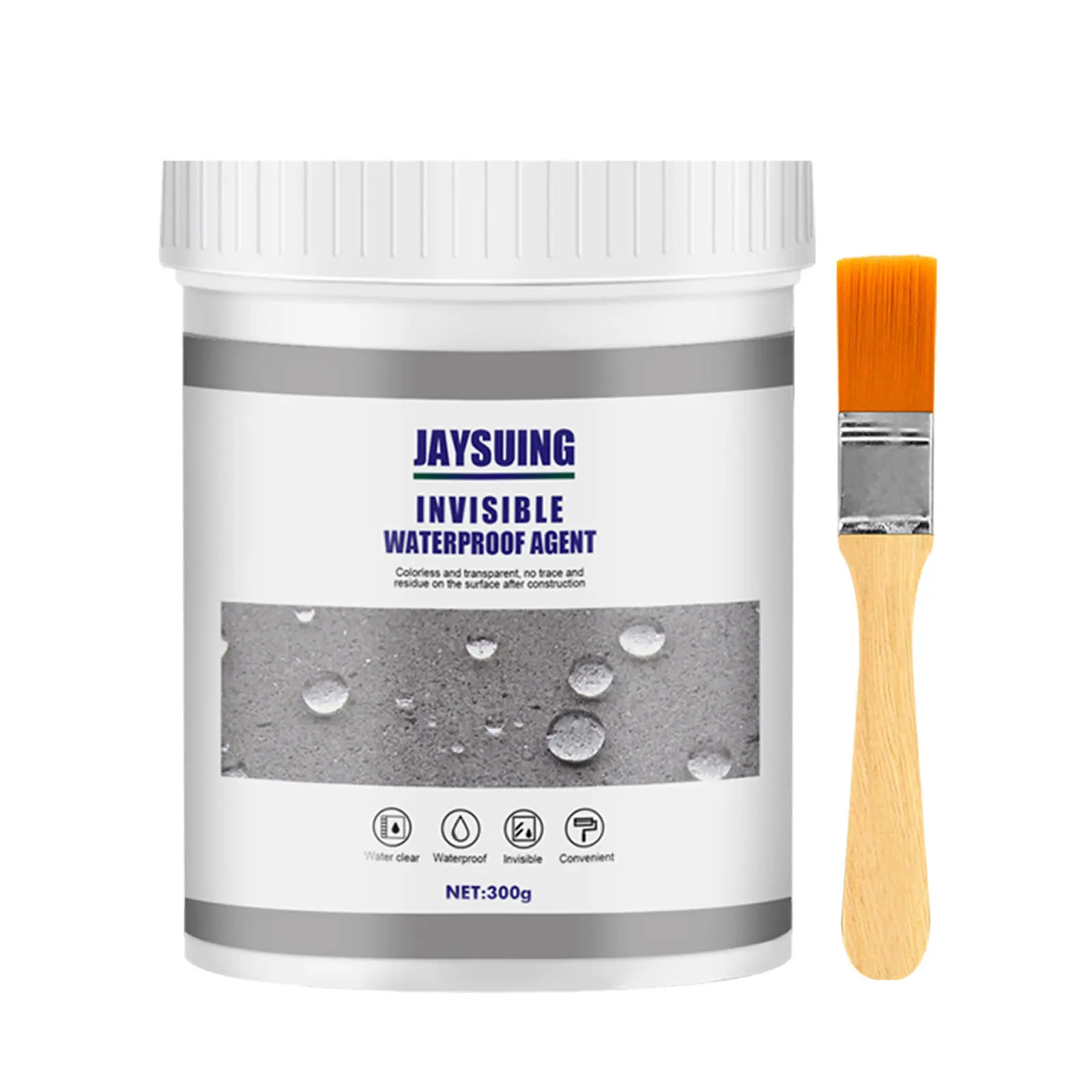 Jaysuing waterproof glue sealant bathroom and kitchen exterior wall brick-free leak-proofing paint waterproof glue