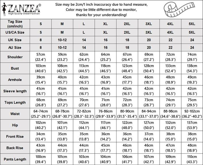 Product Introduction of Long Sleeve Blouse Wide Leg Pants Sets ZANZEA Women Matching Sets Solid Islamic Clothing Muslim Tracksuit Outifits 2PCS 2
