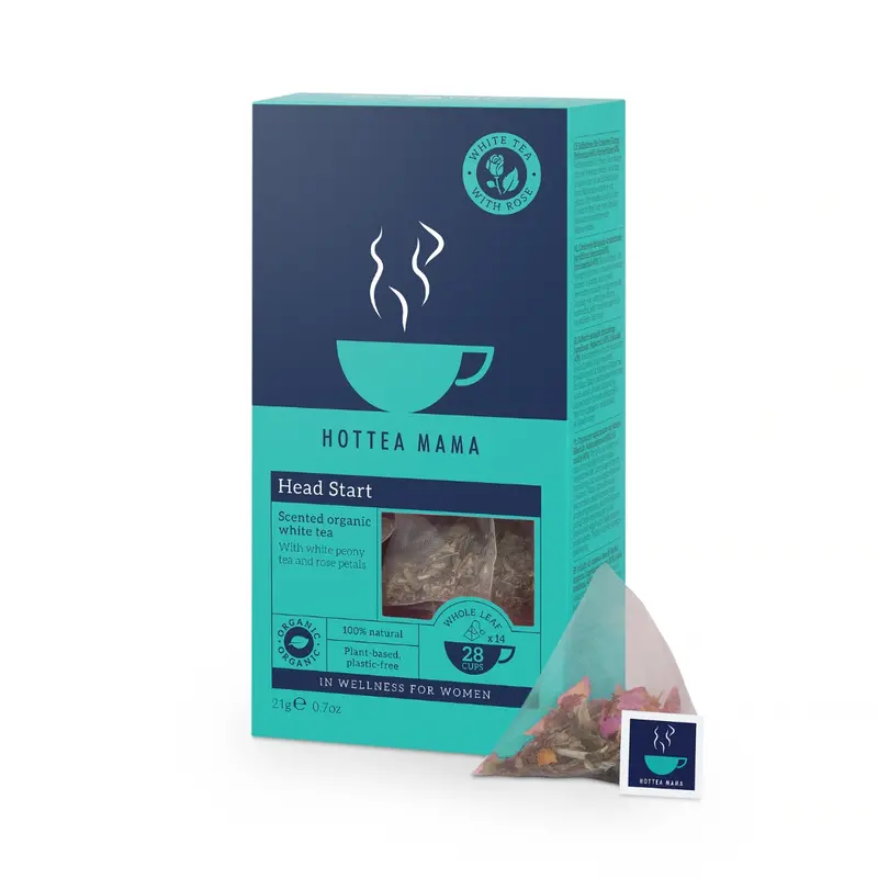 HotTea Mama | New Mama Gift Set | Organic Herbal Tea | Natural Support For Breastfeeding, Sleep & Tiredness | 42 Whole Leaf Tea Bags | Makes 84 Cups Of Tea | Sleepy Tea | Lactation Support | Beverage 6