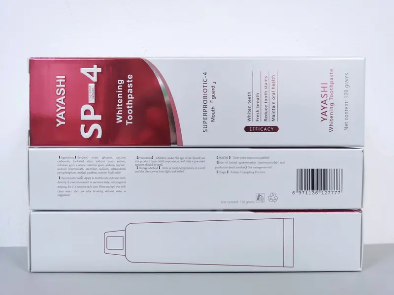 [A Must-Have] Yayashi SP-4 120g hydroxyapatite Toothpaste, Favored by Nearly 90% of Consumers, Keeps Your Breath Fresh and Mouth Clean. Oral Sensitive 4