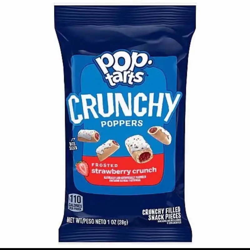 Pop Tarts Crunchy Poppers (Chocolate Brownie & Strawberry Crunch) | Choose Flavour | American Imported Snack Sweet 2