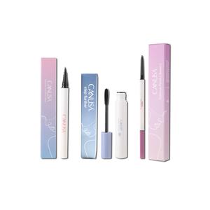 CANUSA A Set of Quality Eyeliner Eyebrow pencil  and Eyelash Mascara, Long-lasting Makeup Waterproof Flawless Cosmetic