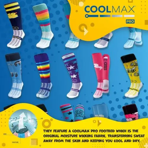 WackySox 4 Pairs for 3 Pairs Saver Pack Best Mucker Outer Equestrian Socks Horse Riding Socks 6