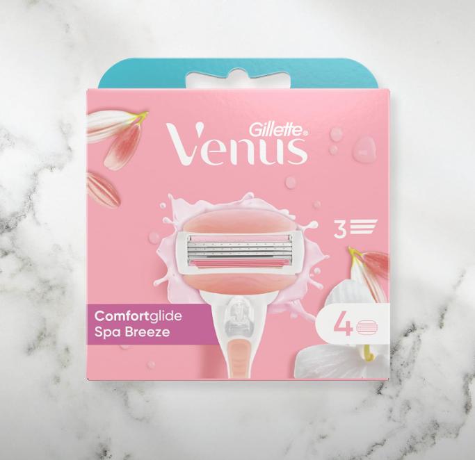 Gillette Venus Comfortglide Spa Breeze Women's Razor Blade Refills, Venus Razors for Women Refill, Pack of 10, 3 Built-in Blades for a Smooth, Close Shave That Lasts, Ladies Razors Sensitive Skin 5