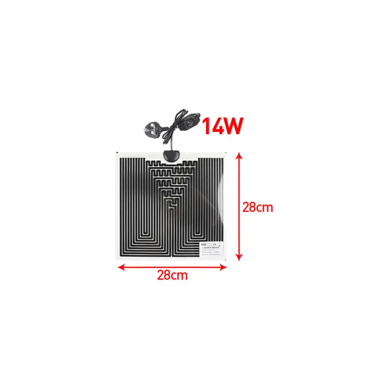 Reptile Vivarium Heat Mat Heating Warm Heater Pad With Thermostat Controller UK 8