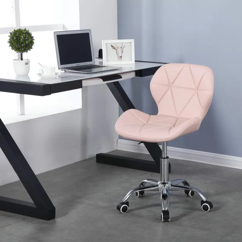 Home Office Swivel Computer Desk Chair with A Height Adjustable Chrome Base and Wheels, Create A Cozy Reading Nook with Our Comfortable Rocking Chair [Plus A Free Gift] 1