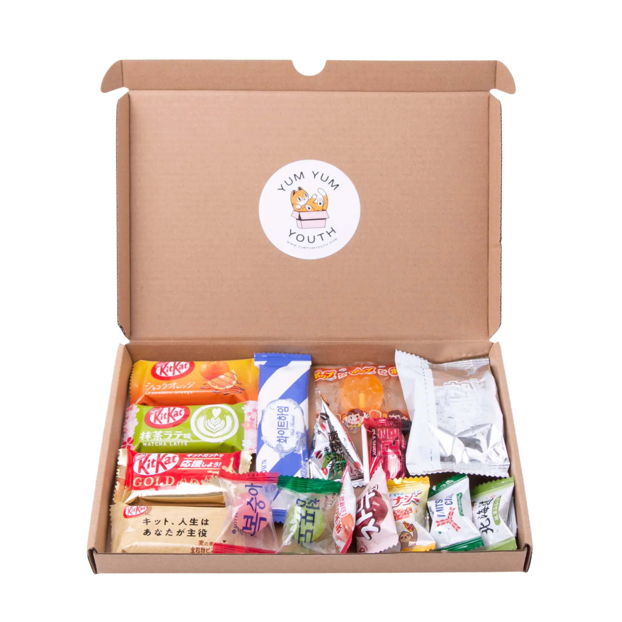 Japanese and Korean Sweet and Savoury Snack Letterbox  Halal and Vegetarian Friendly - Asian Snack Taster