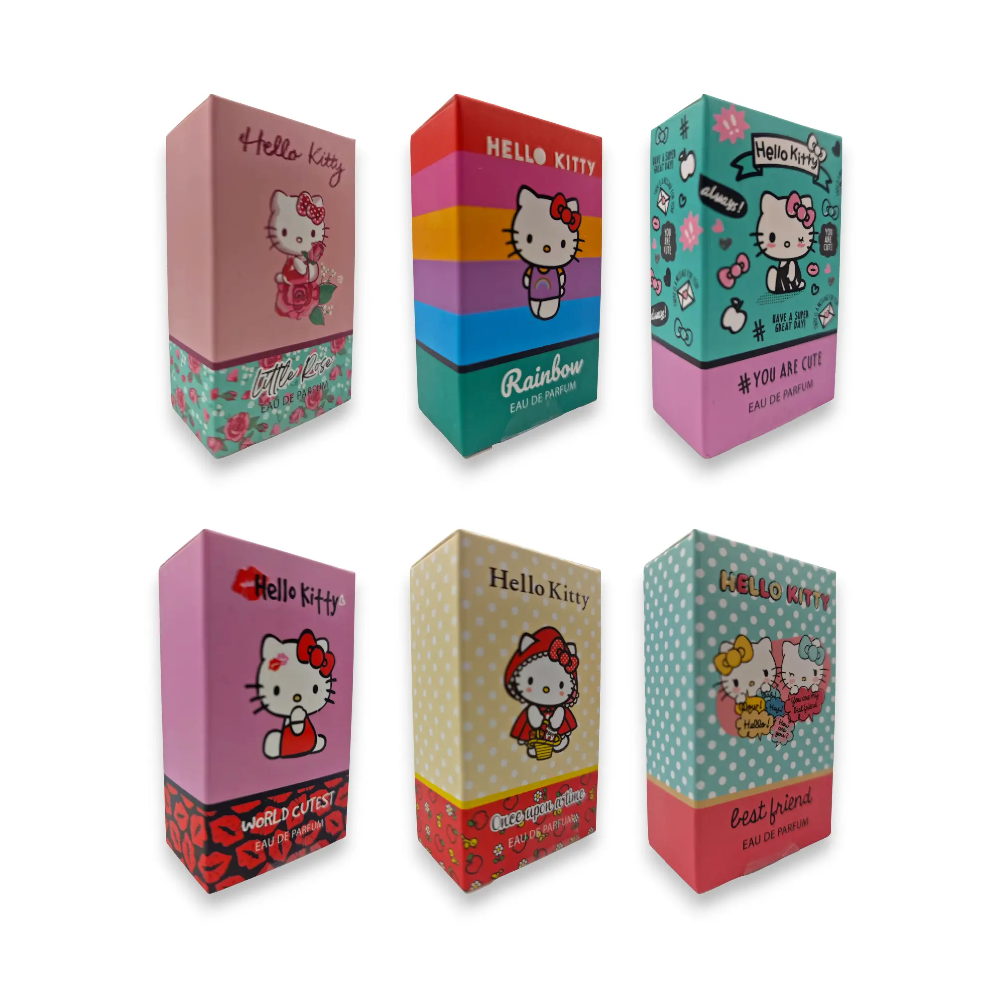 Hello Kitty 15ml travel size Eau De Parfum edp – choice of 6 cute, playful, and luxurious fragrances
